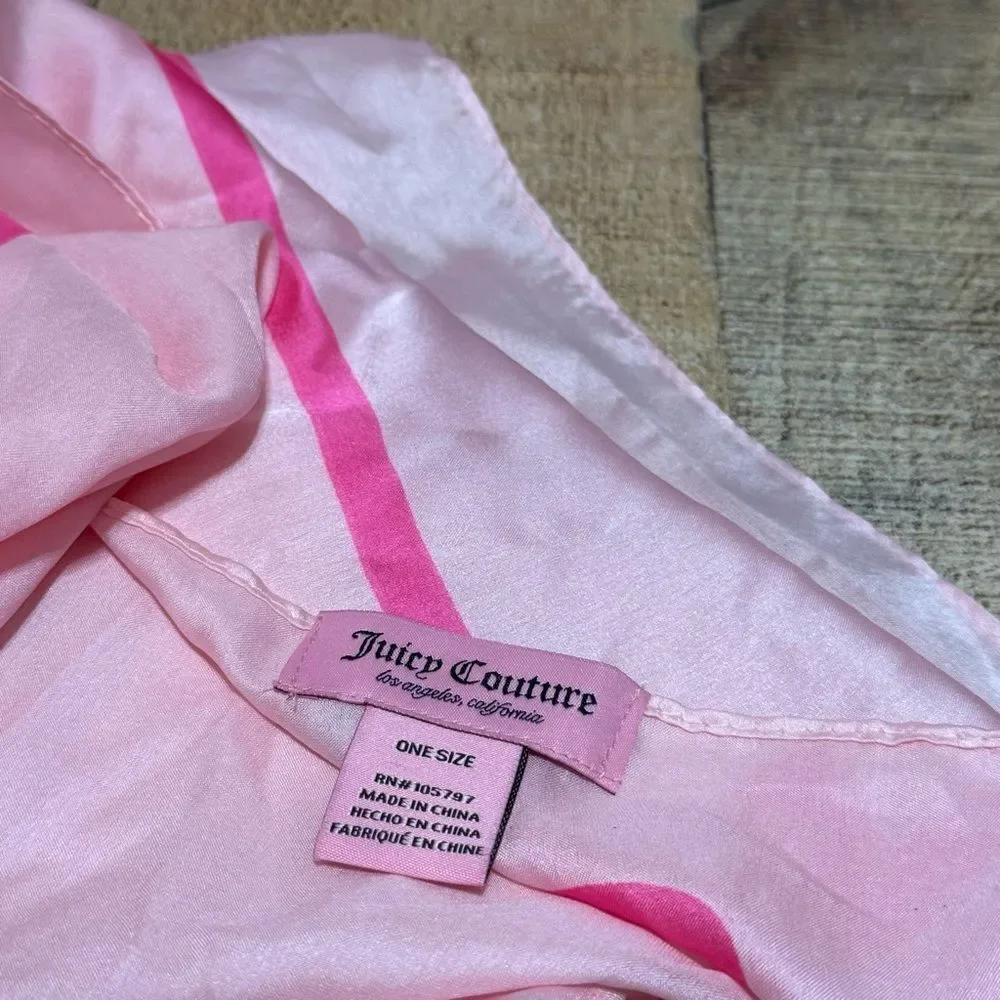 Juicy Couture Square Scarf Cherry Juicy Logo